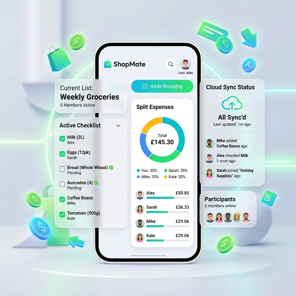 LinkBasket collaborative graphics mockup
