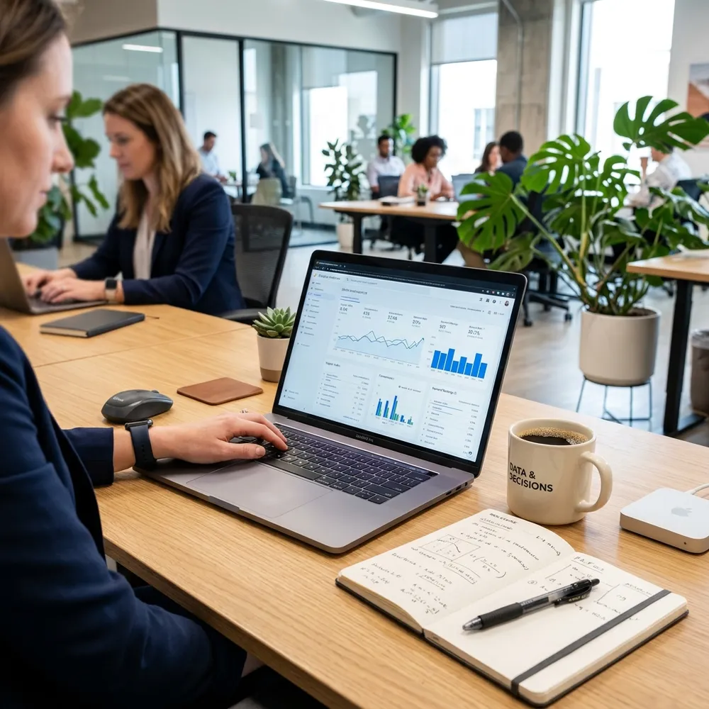 Organic SEO analytics visuals